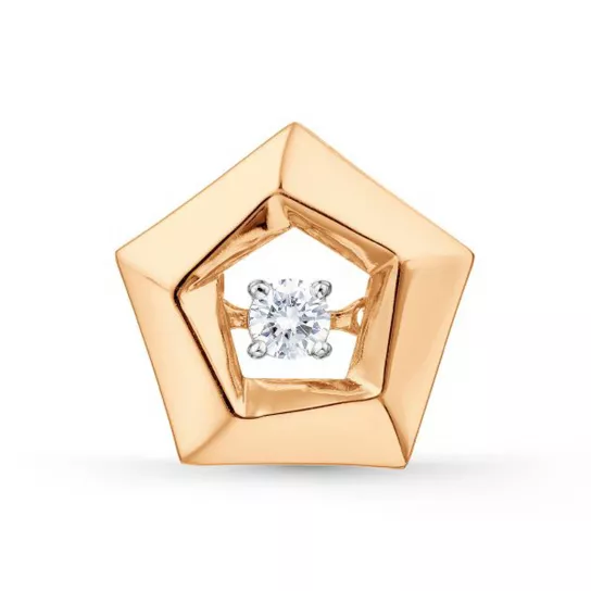 Подвеска с бриллиантами из золота