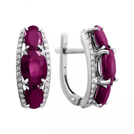 Серьги из серебра