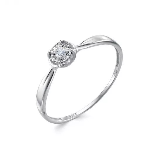 Кольцо с бриллиантами из золота