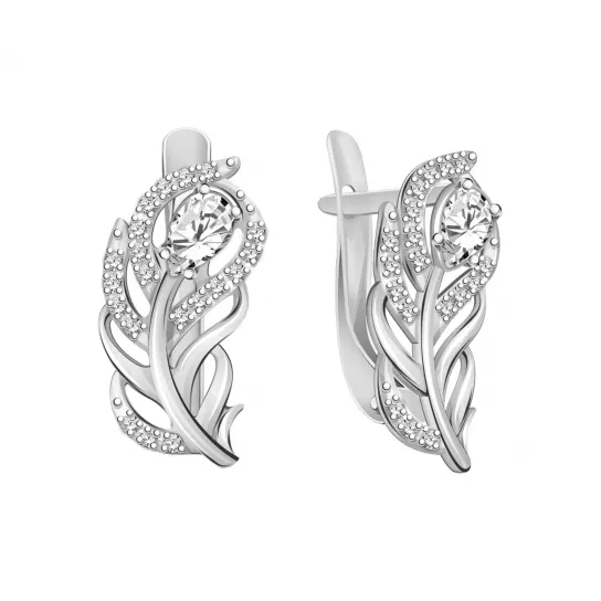 Серьги из серебра