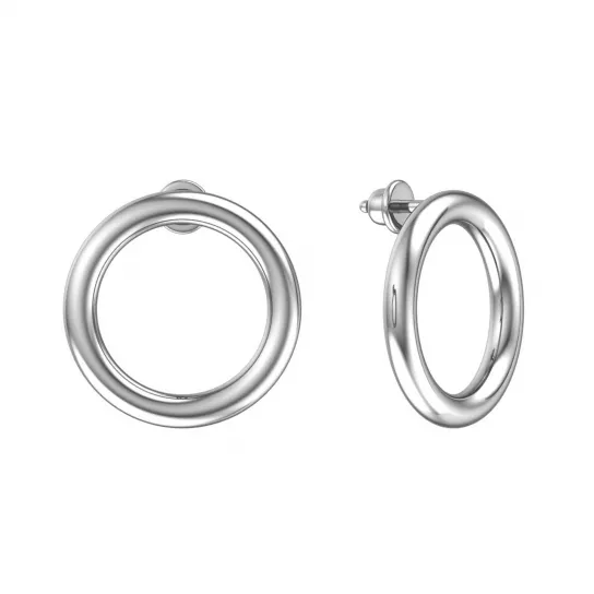 Пусеты из серебра