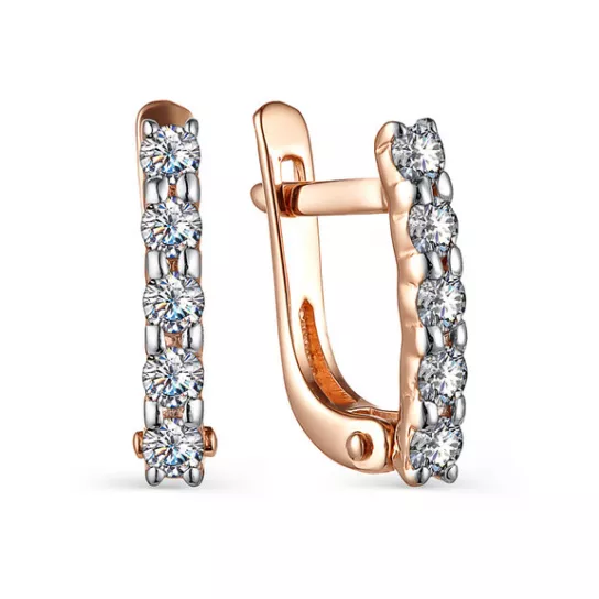 Серьги детские из золота