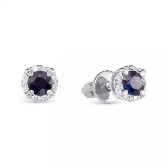 Пусеты с бриллиантами из золота