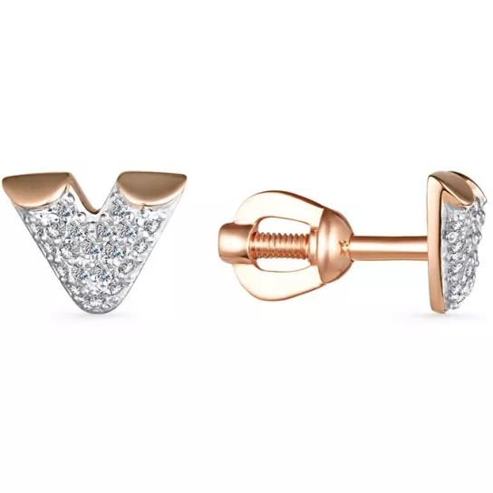 Пусеты из золота