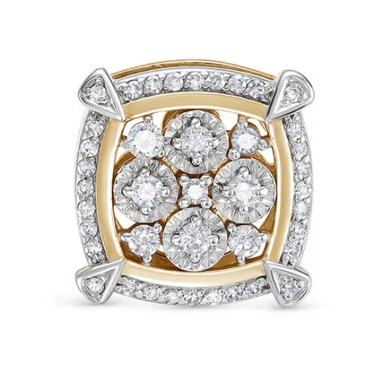 Подвеска с бриллиантами из золота