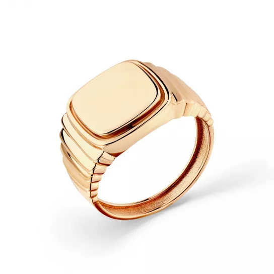 Кольцо-печатка из золота