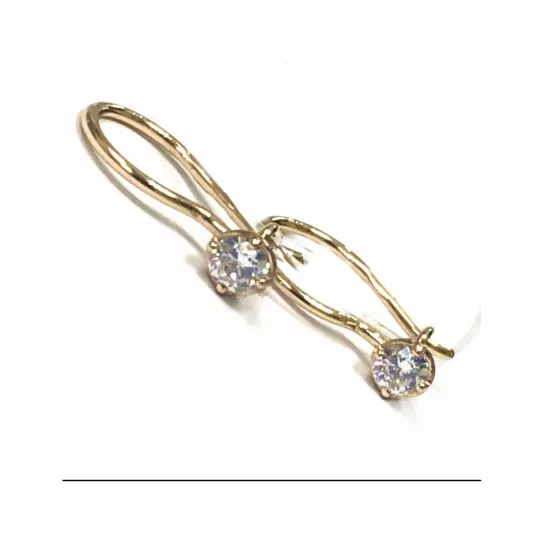 Серьги детские из золота