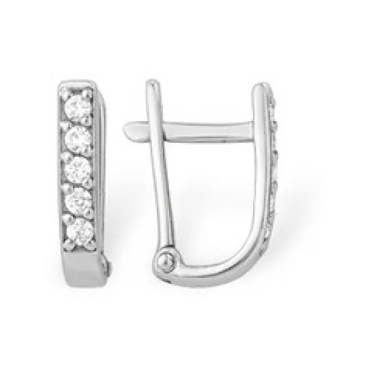 Серьги детские из серебра